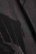 Tvättad svart - Stencil State - Boxig t-shirt med tryck - 1