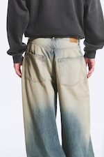 Honey Blue - Medium Blue - VOID LOW RISE LOOSE BAGGY JEANS - 3