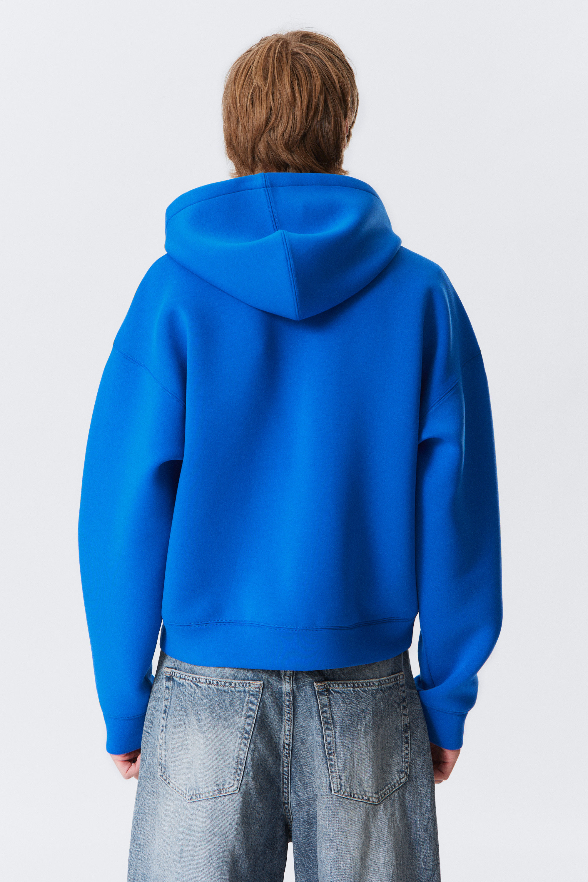 Bright Blue - Simon Scuba Zip Hoodie - 2