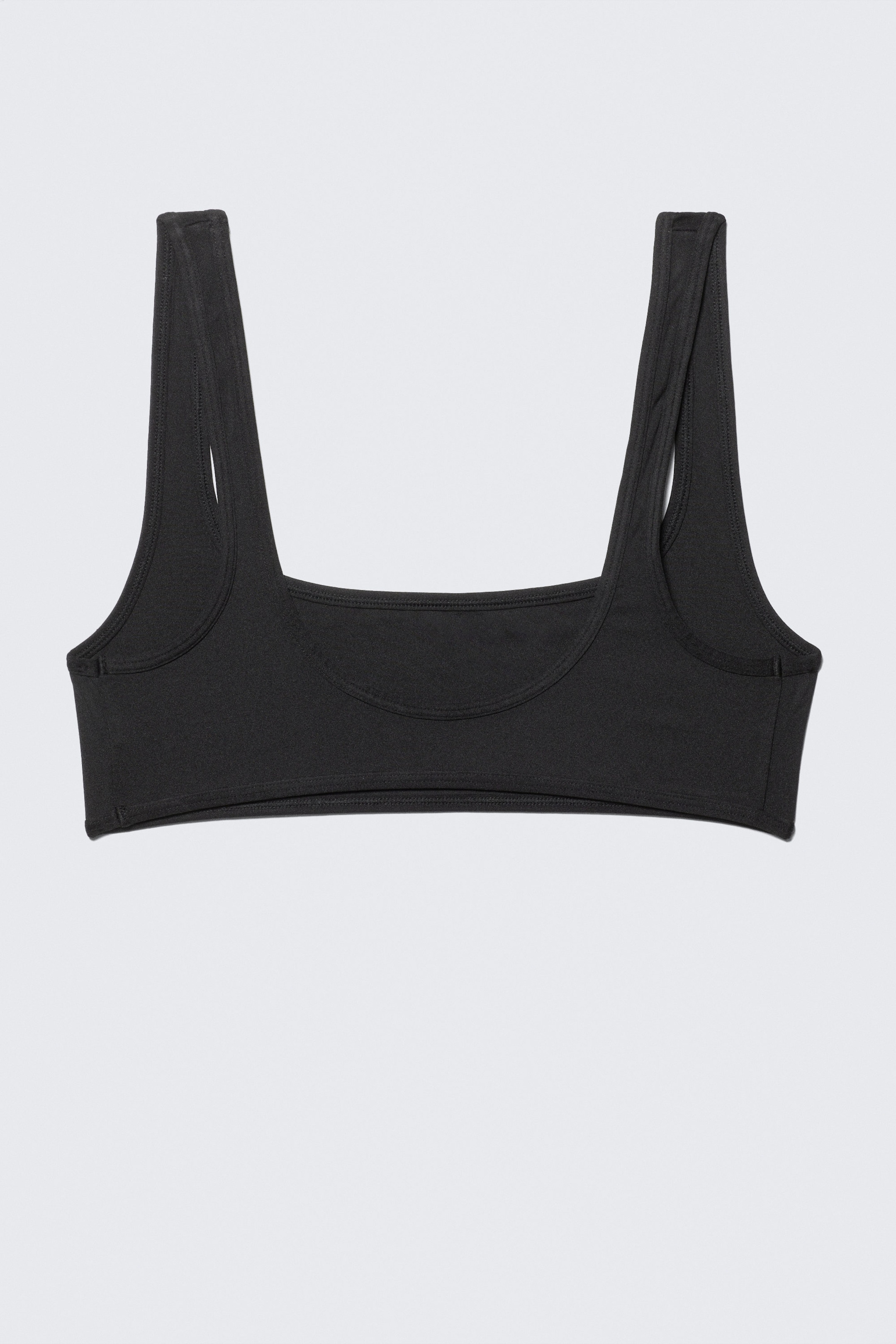 Black - Soul Micro Scooped Soft Bra - 2