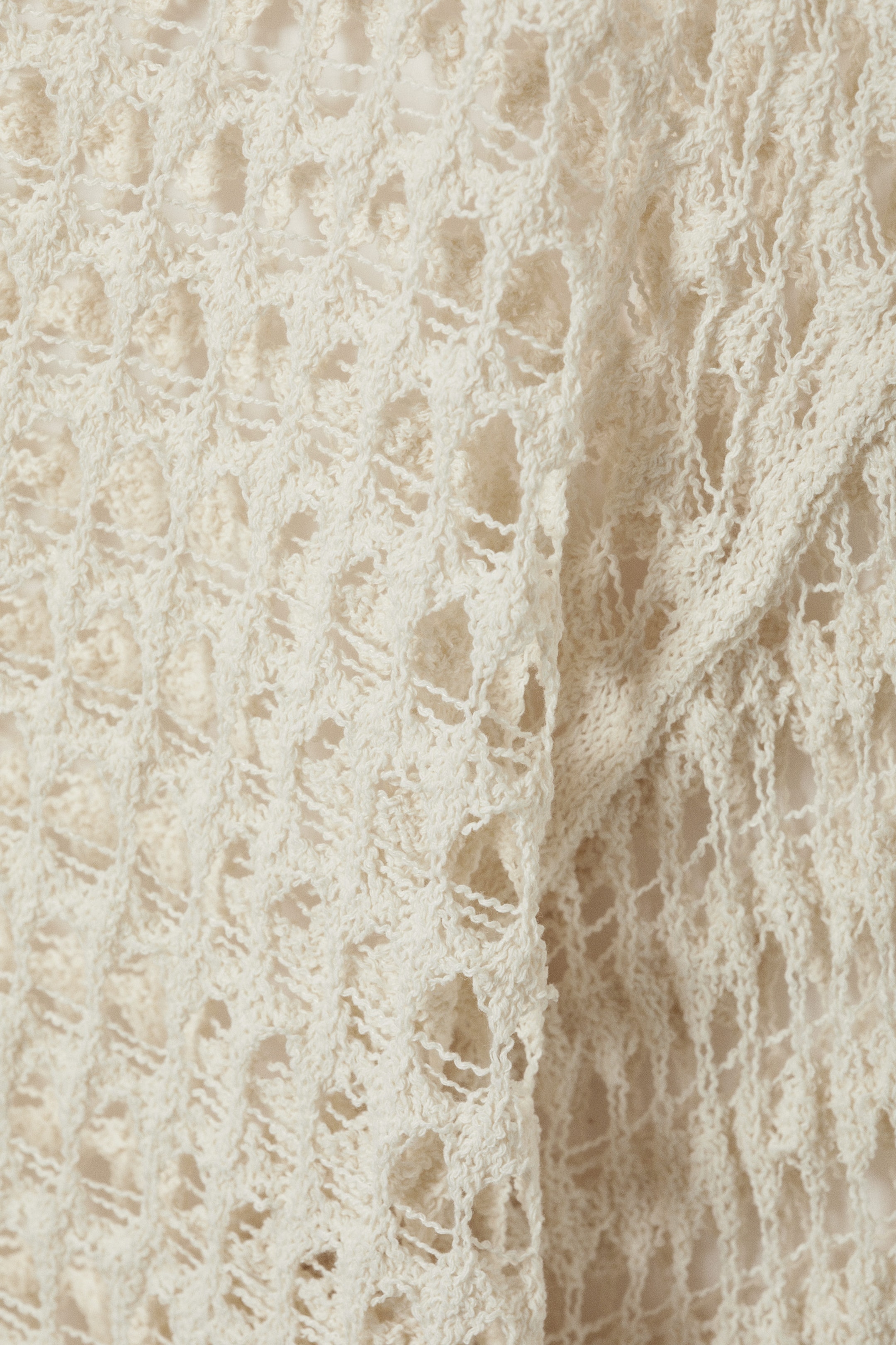 Off-white - Loose Fit Open-Knit Sweater - 1