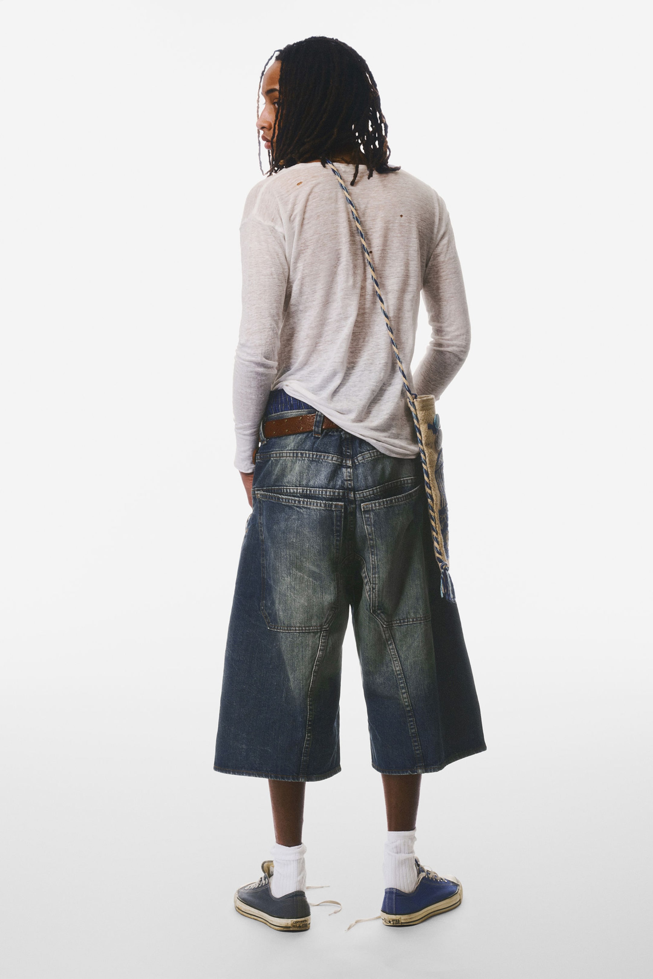 Canyon Blue - Dark Blue - Dunno Loose Fit Carpenter Jorts - 14