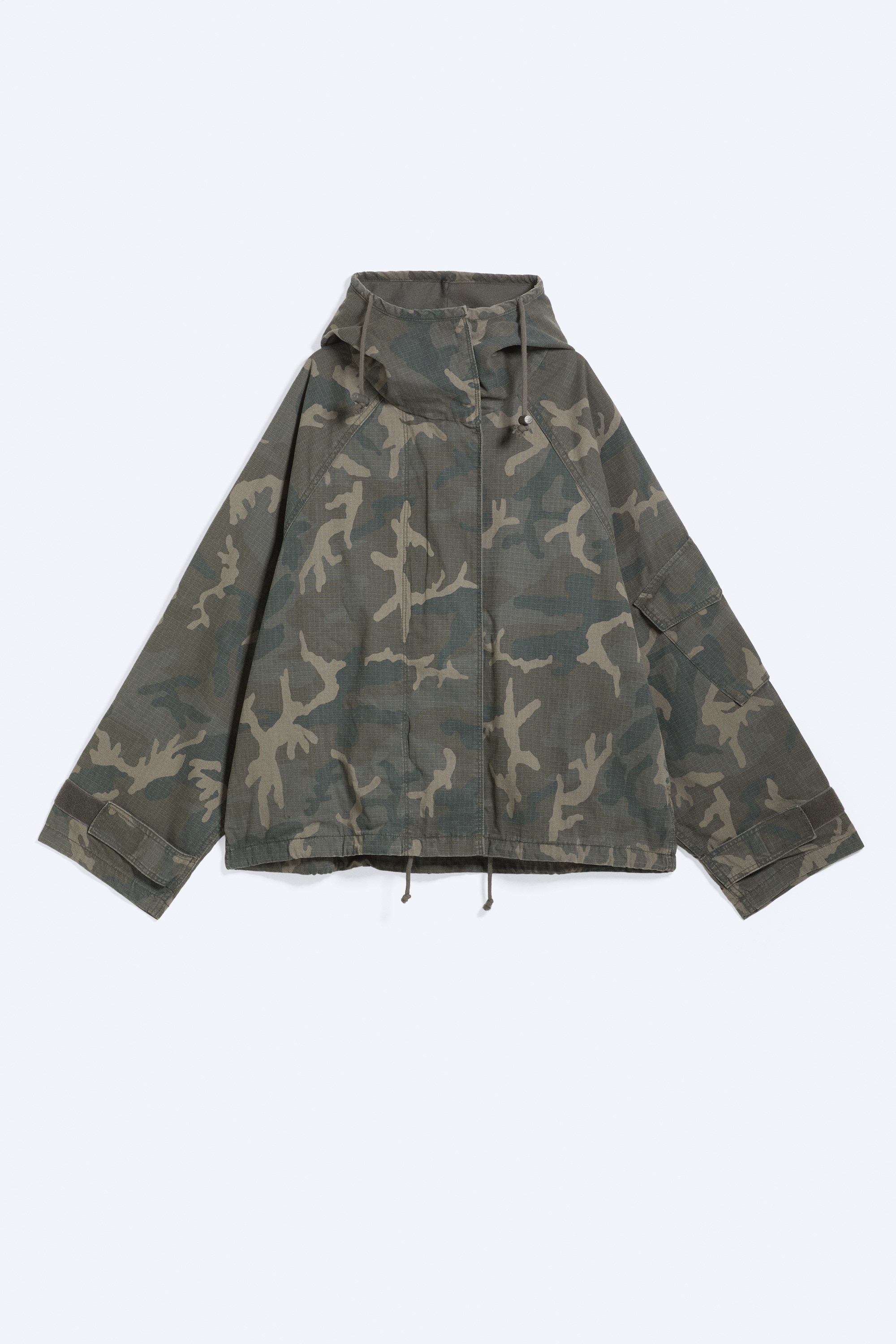 Katoenen jack met capuchon - Camo