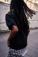 Black - Whitney printed tee - 3