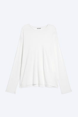 Långärmad T-shirt med ledig passform