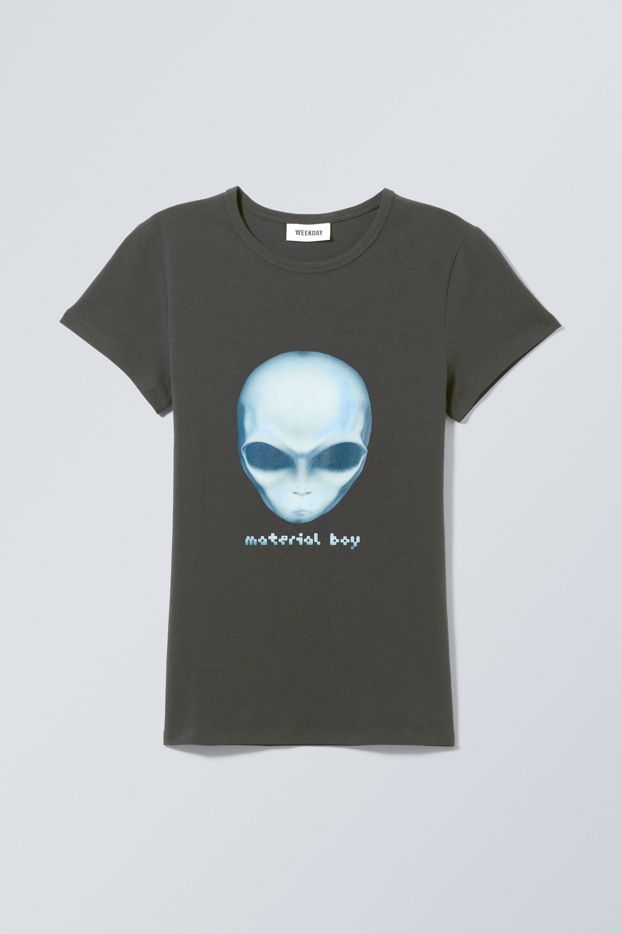 Visage alien IA - T-shirt ajusté graphique Conan - 0