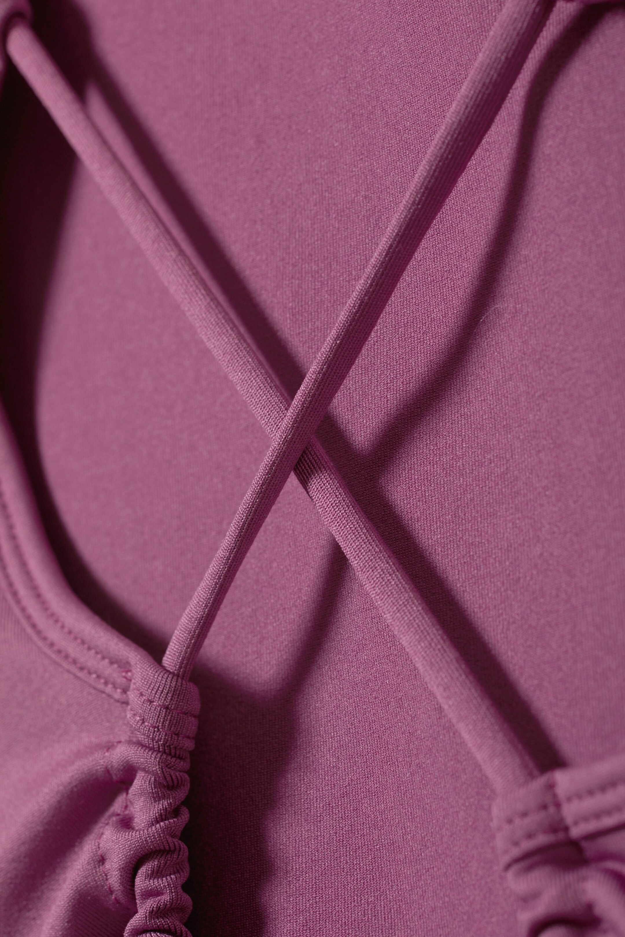 Dusty fuchsia - Y2K One Shoulder Top - 2