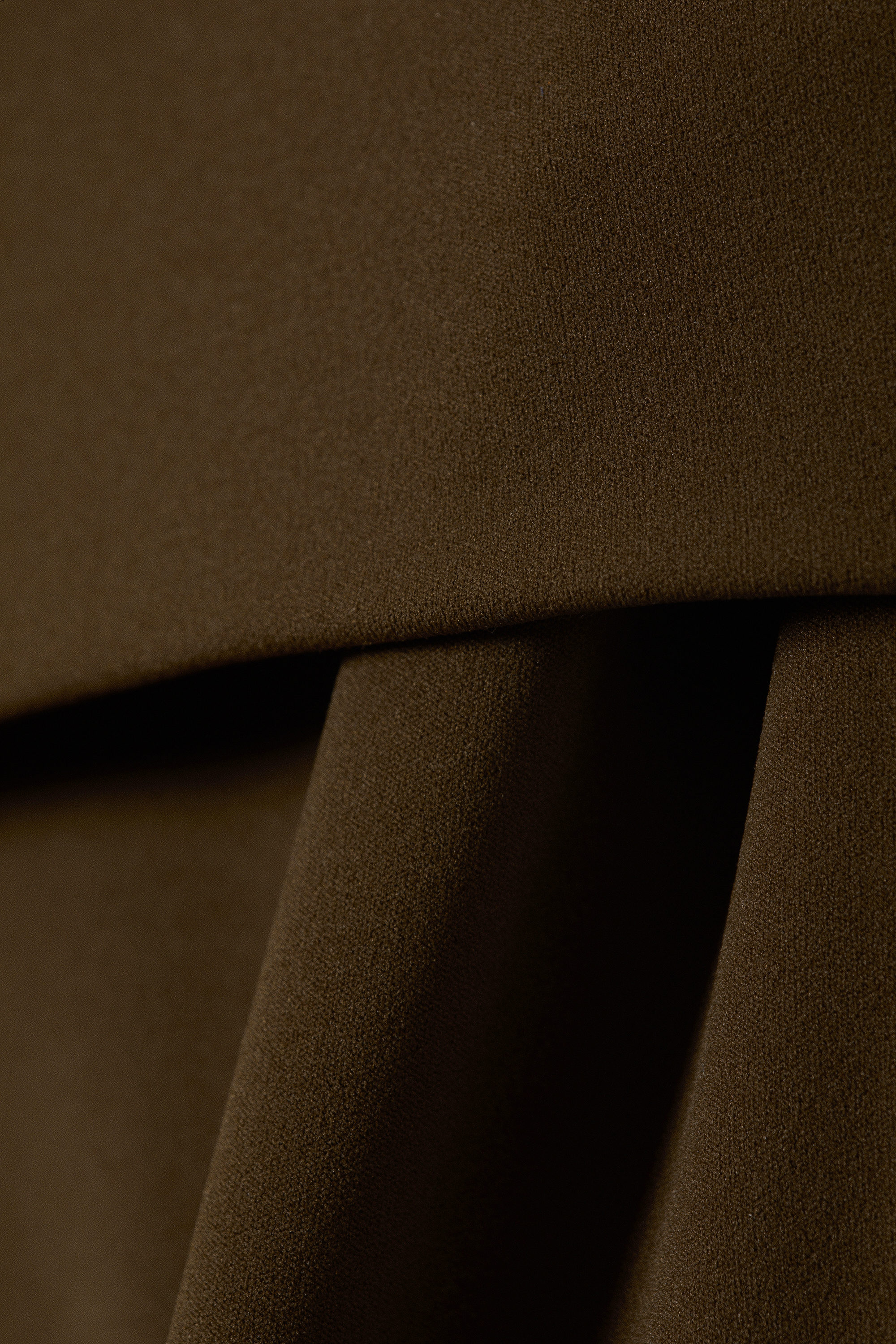 Dark Brown - Folded Waist Flared Yoga Tights - 6