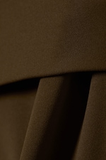 Mörkbrun - Utsvängda yogatights med vikt midja - 6