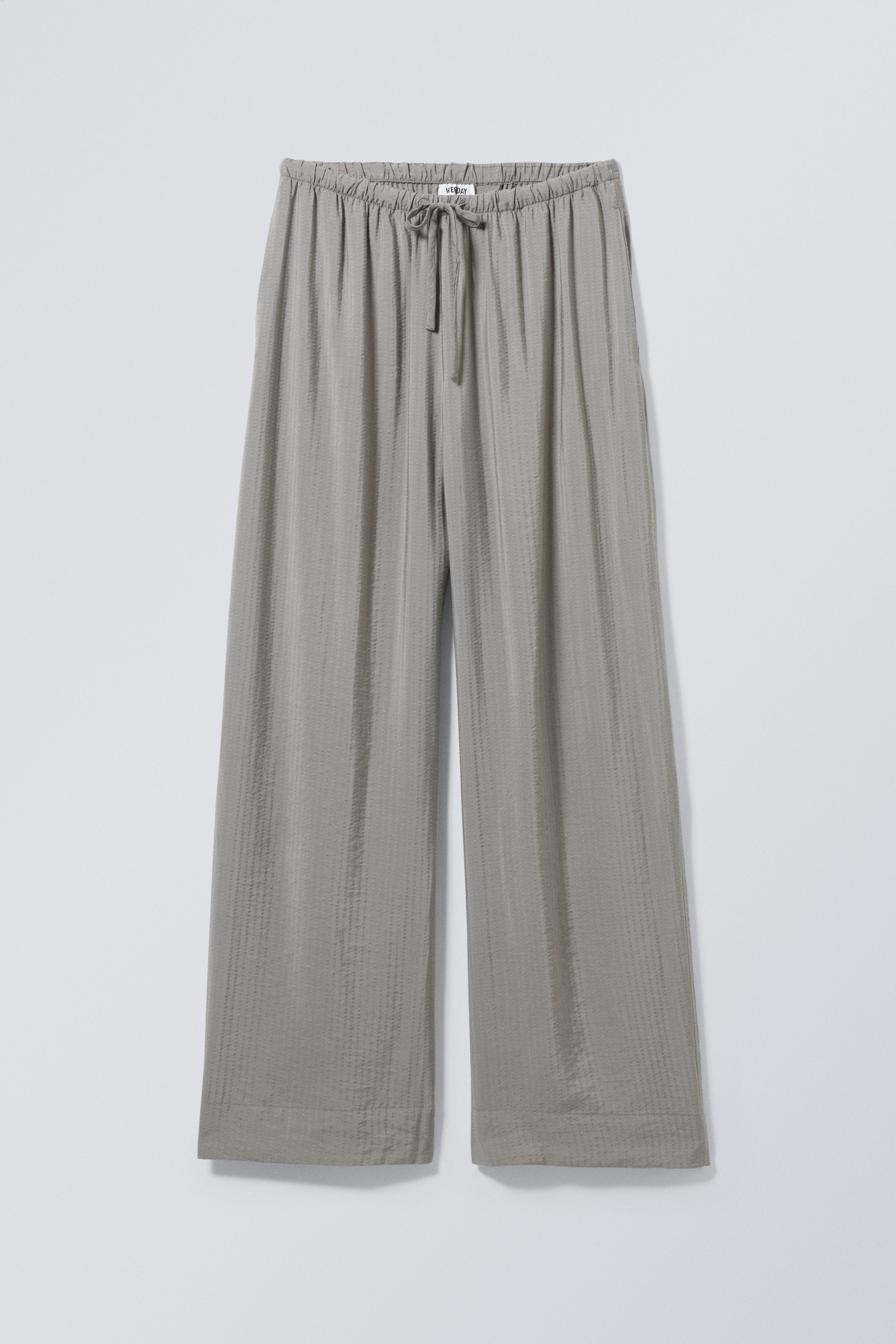 Dusty Grey - Mia Structured Trousers - 0