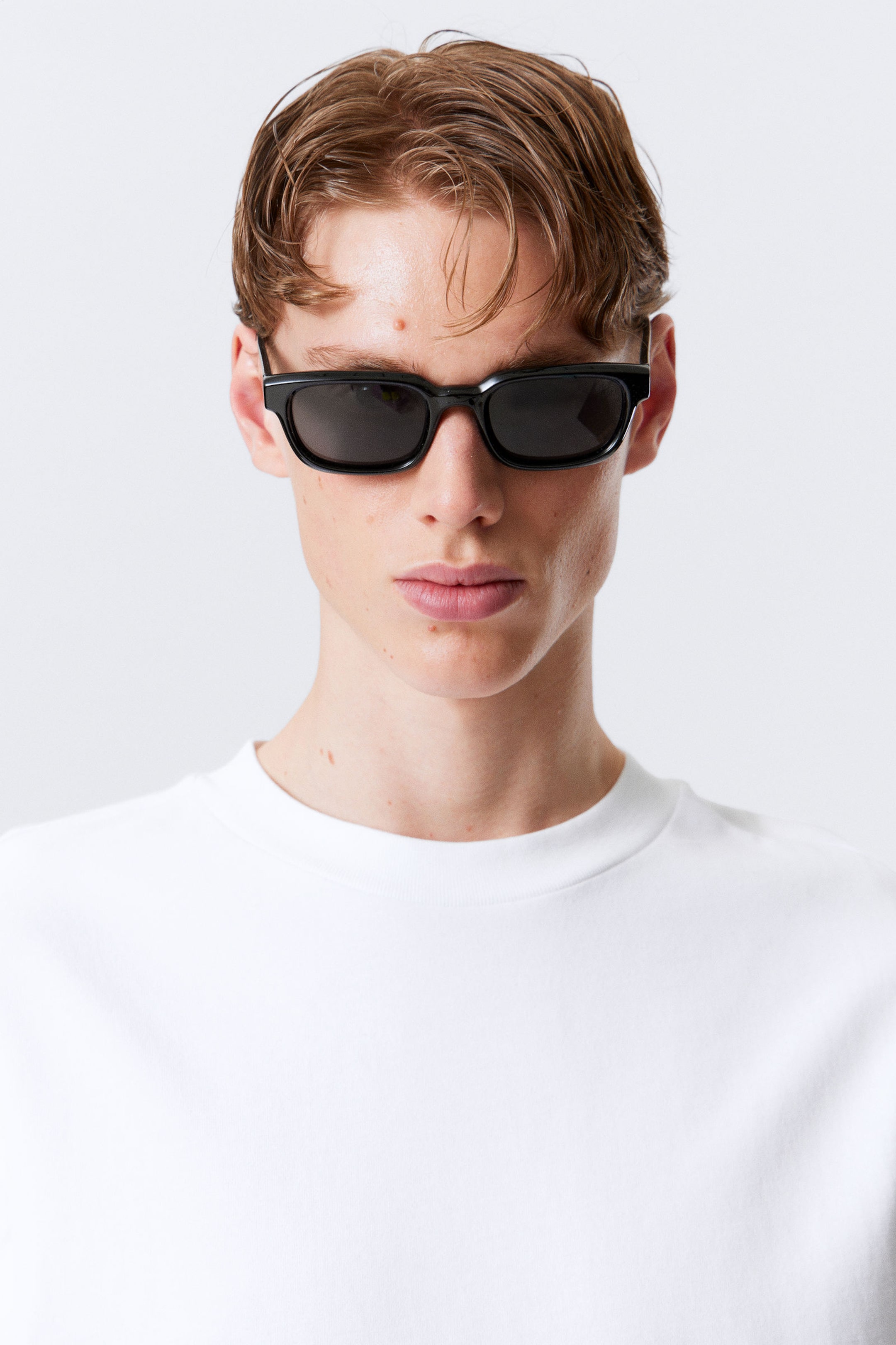 #272628 - Kühne Unisex-Sonnenbrille mit rechteckigem Rahmen - 1