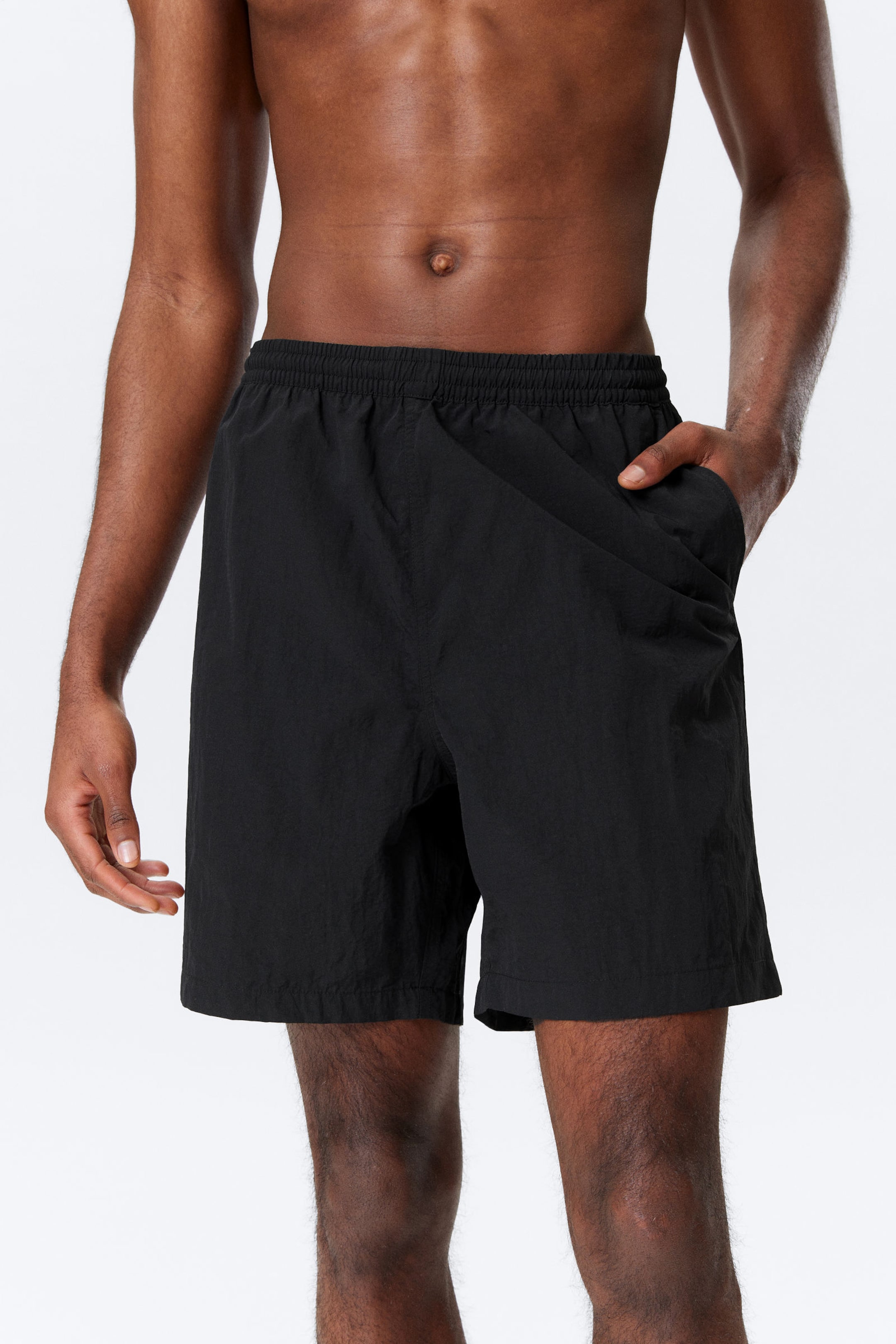 Svart - Badshorts - 2