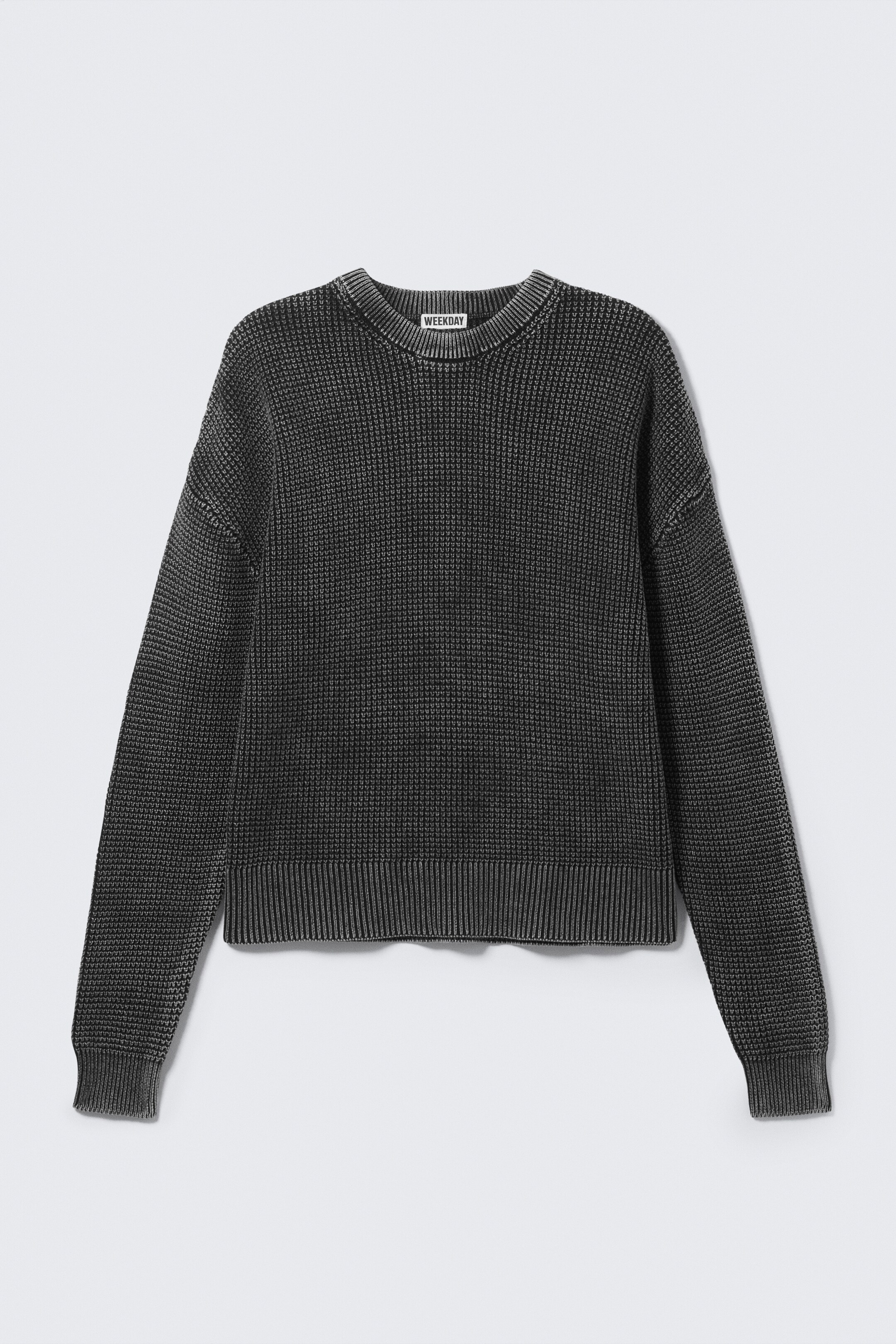 Grotere afbeelding bekijken: Washed Oversized Boxy Sweater - Washed Black – Zwart - HEREN | H&M BE 4