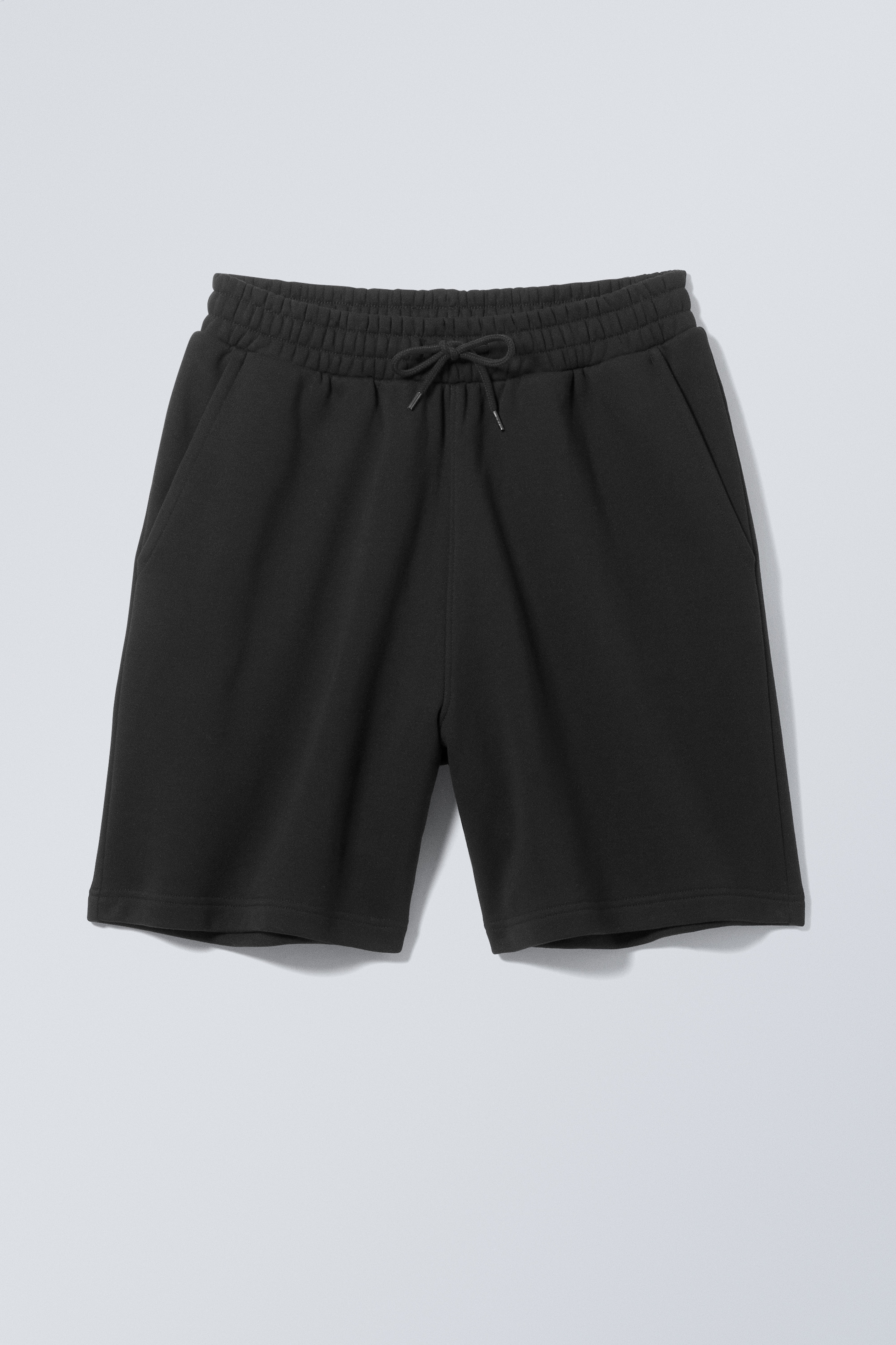 Visa större bild: Avslappnade frottéshorts - Svart - HERR | H&M SE 1