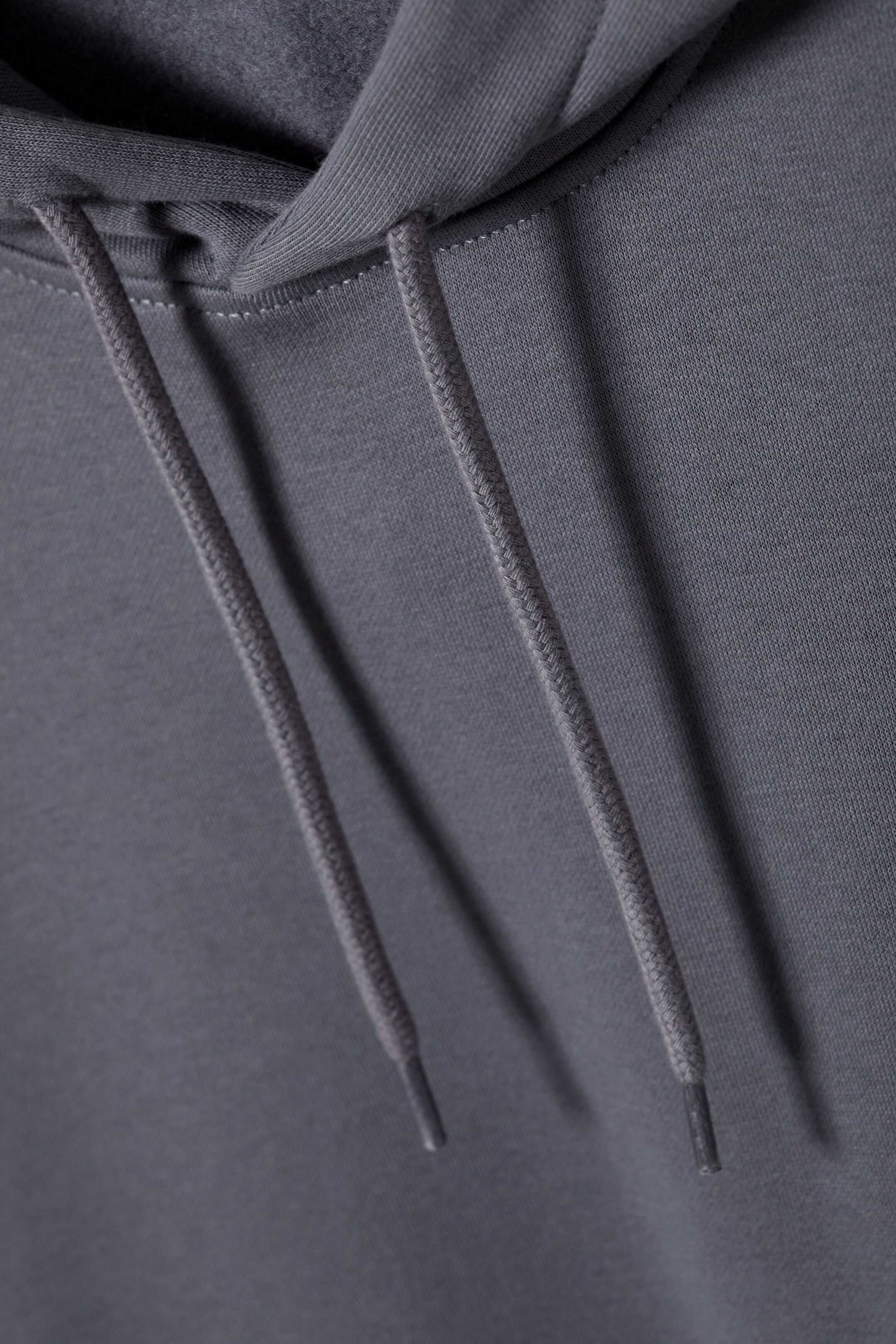 Staalblauw - Standaard middelzware hoodie - 1