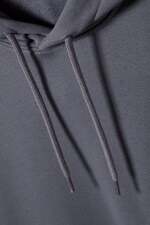Staalblauw - Standaard middelzware hoodie - 1