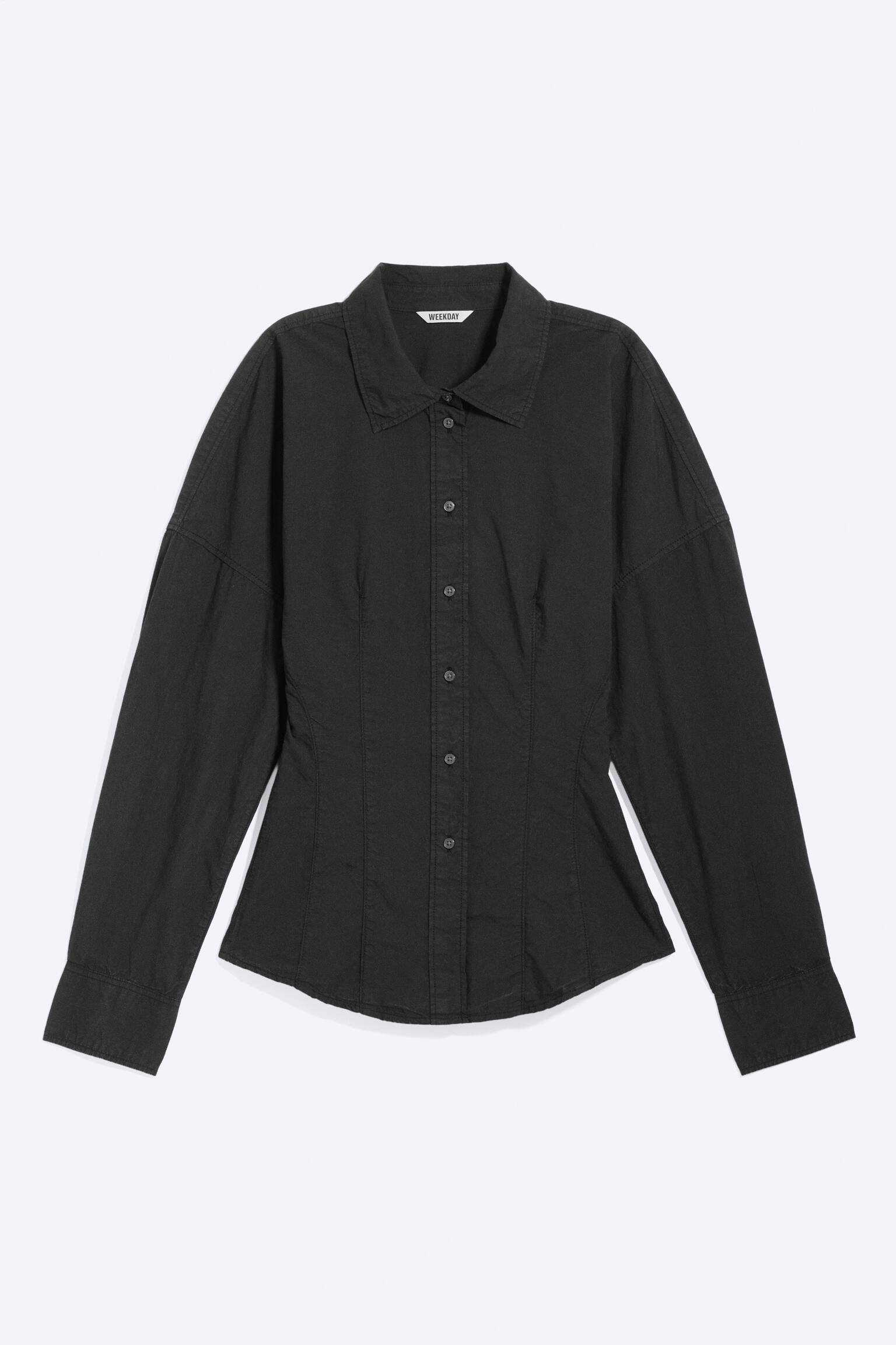 Chemise Trapèze Cintrée - Noir/Noir/Gris à carreaux/Blanc - 1
