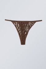 Brun - Thong Zelda - 1