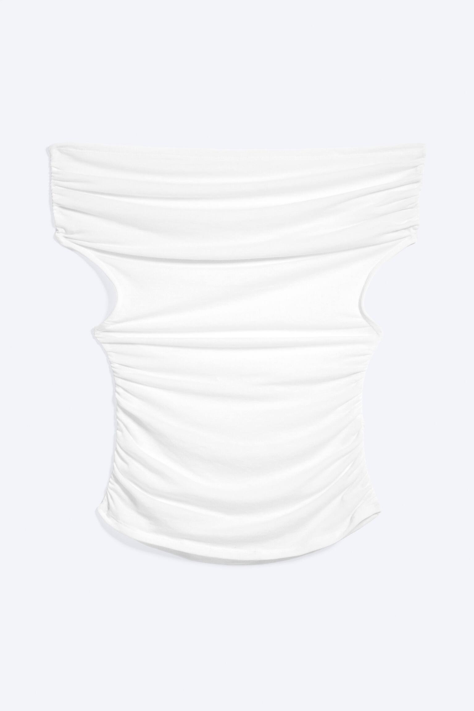 Top com costas abertas - Branco - 1