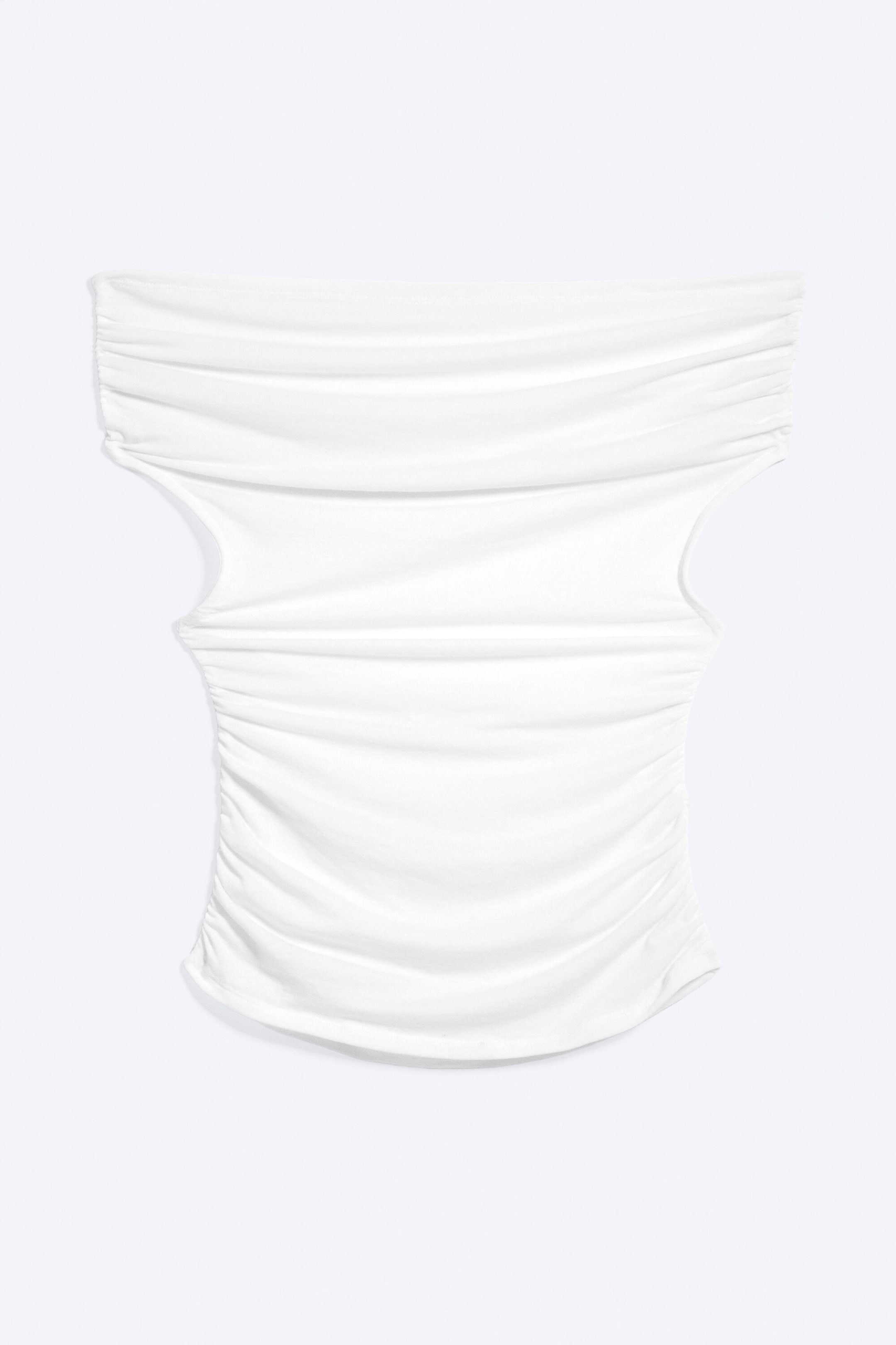 White - Open back top - 1