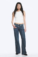 Citizen Blue - Dunkelblau - ARROW LOW WAIST REGULAR STRAIGHT TWIST JEANS - 0