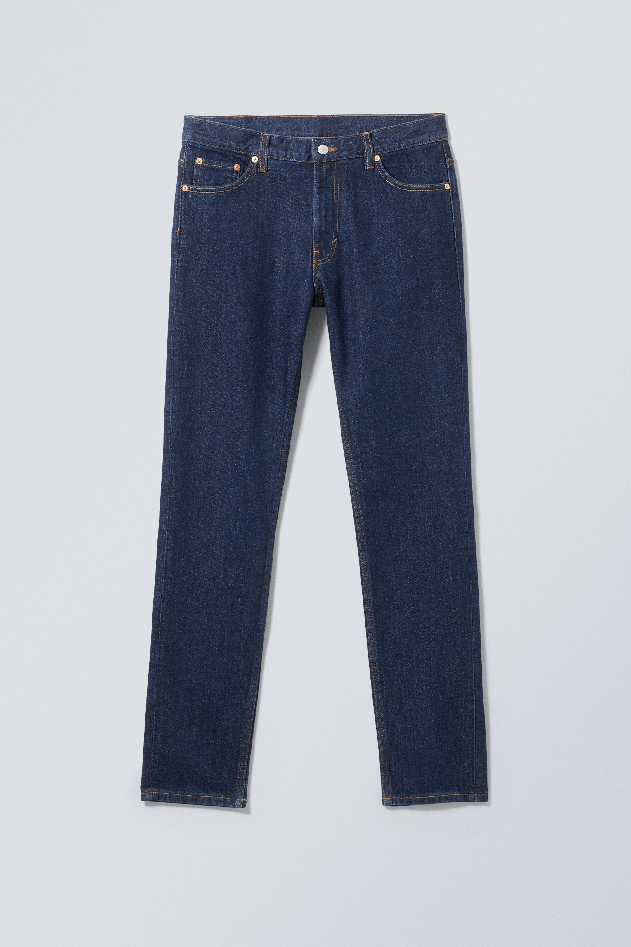 Blue Rinse - Sunday Mid Waist Slim Tapered Jeans - 0