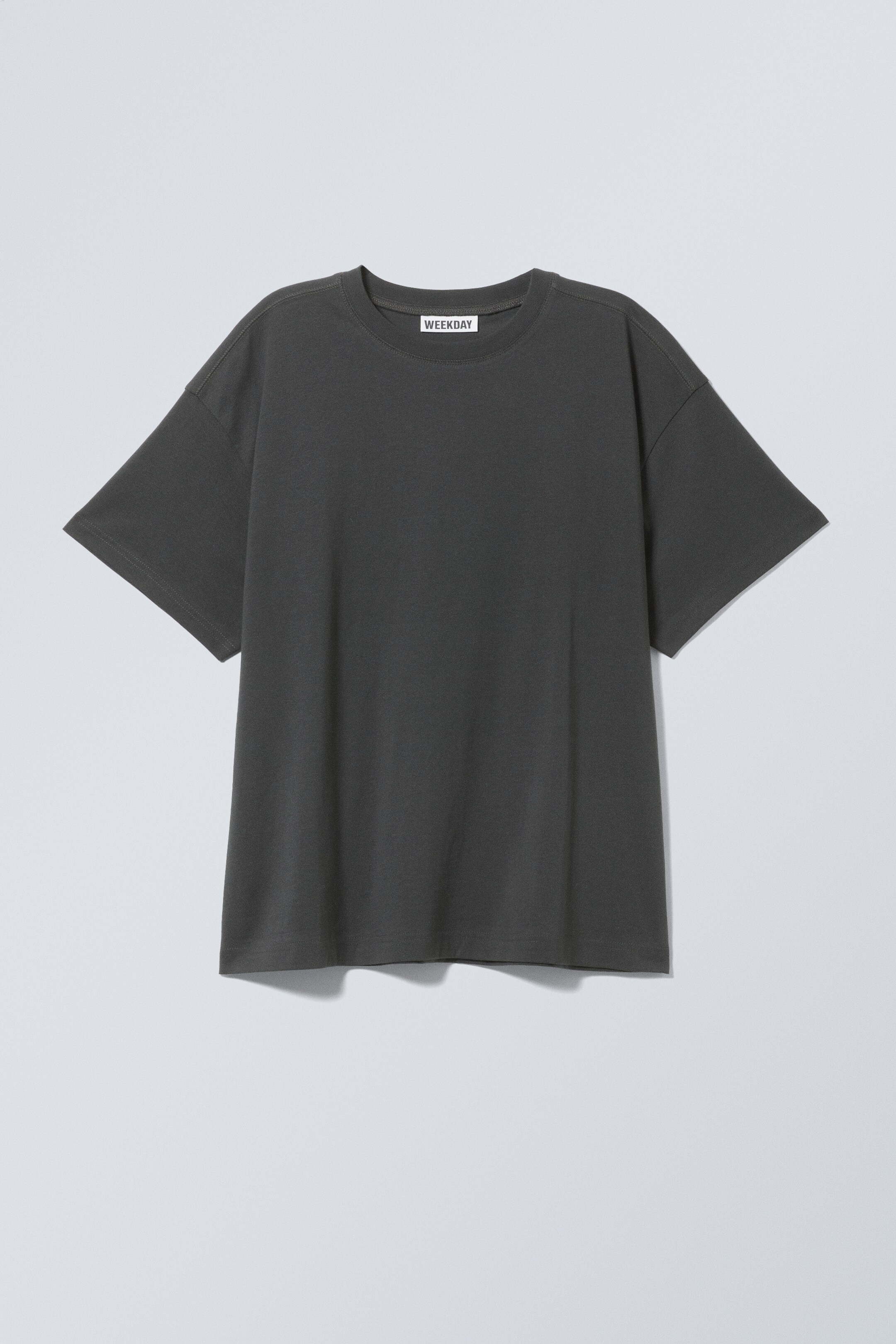 Größeres Bild ansehen: Relaxtes Boxy-T-Shirt aus Baumwolle - Dunkelgrau - Ladies | H&M DE 1