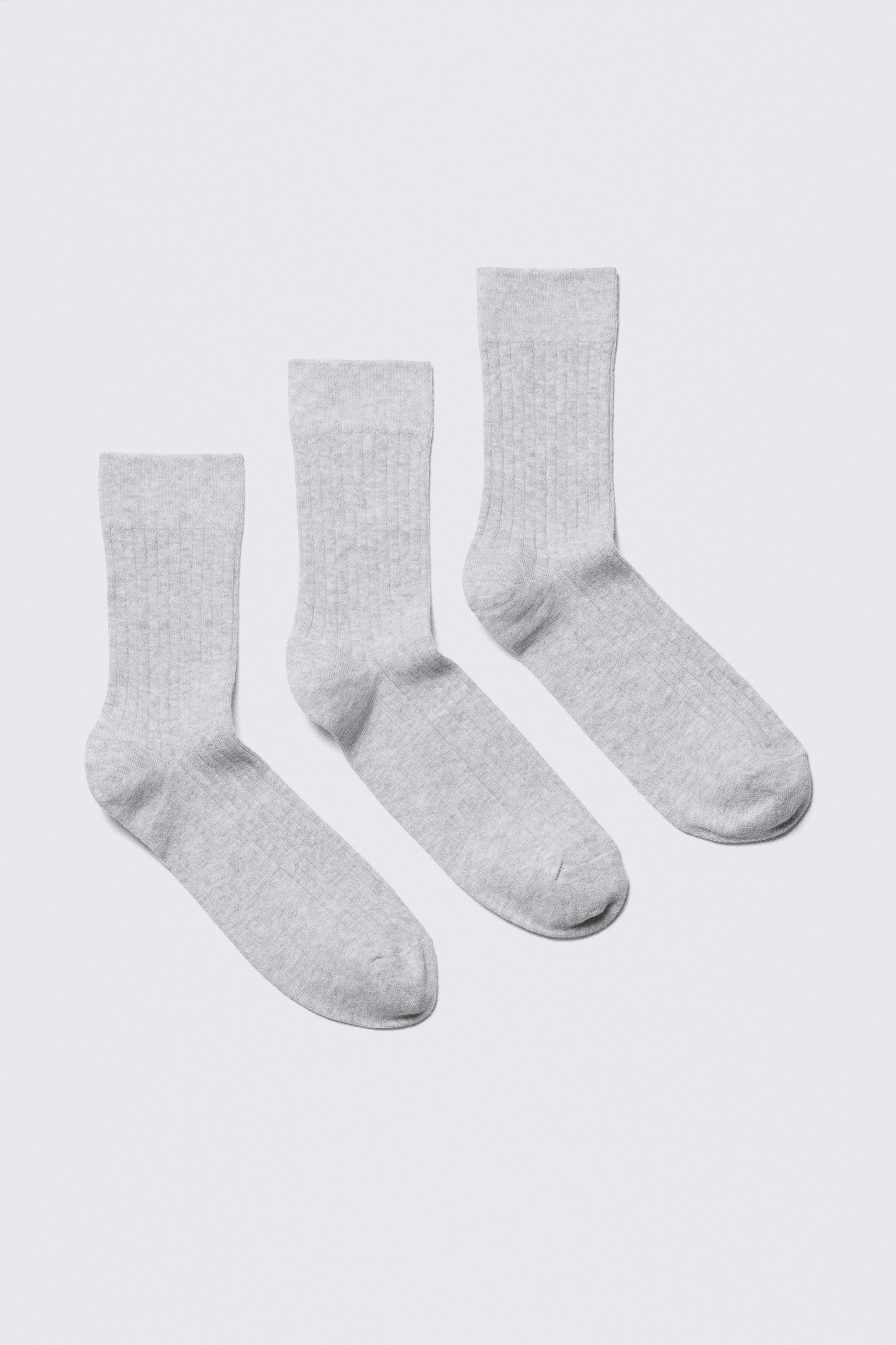 Light Grey - 3-pack Selma Socks - 0