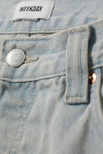 Bleu arctique - Short en jean ample taille mi-haute Astro - 1
