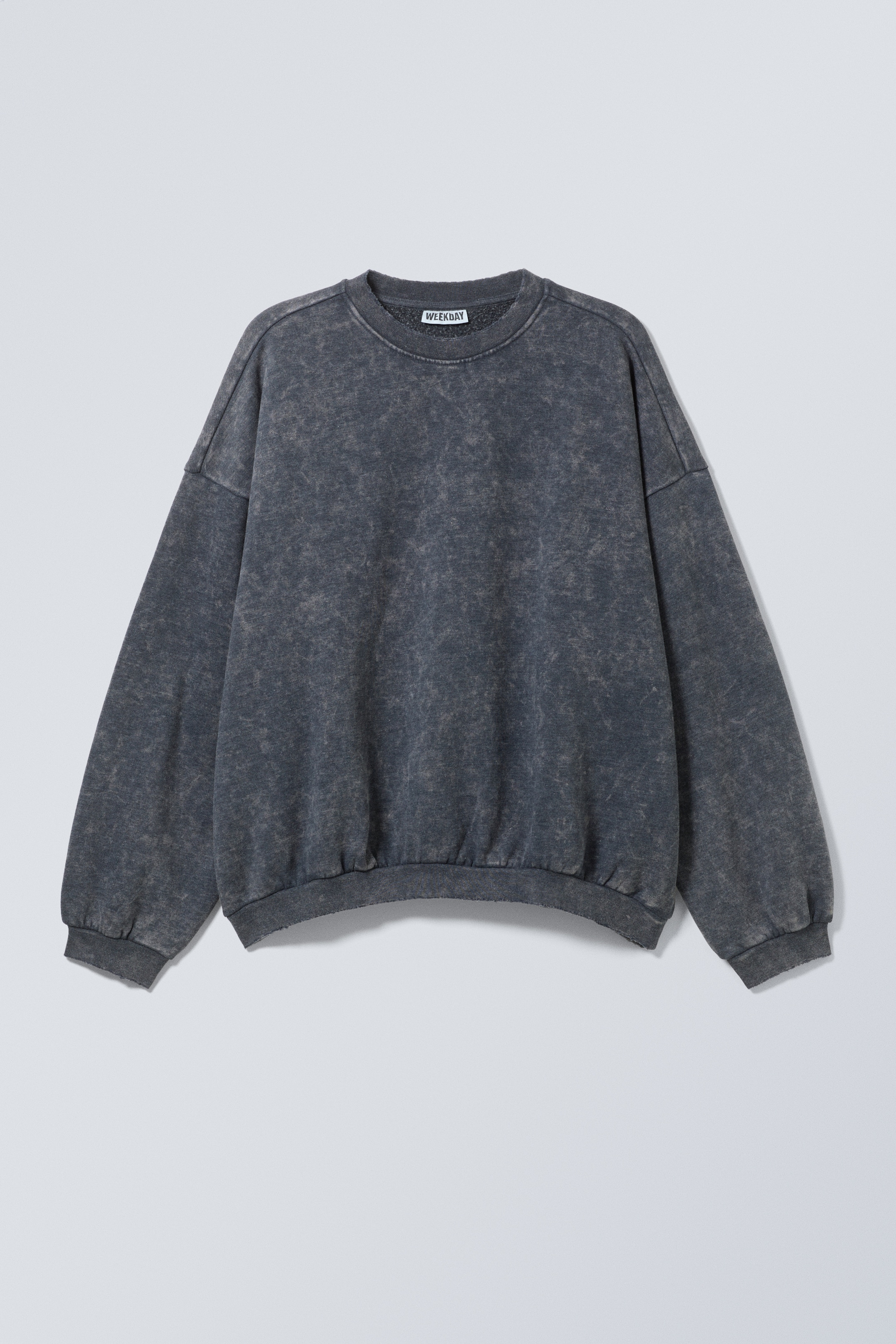 Visualizza immagine più grande: Felpa oversize e slouchy a maniche lunghe - Blu scuro lavato - UOMO | H&M IT 1