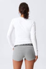 White - Slim Fitted Long Sleeve - 2