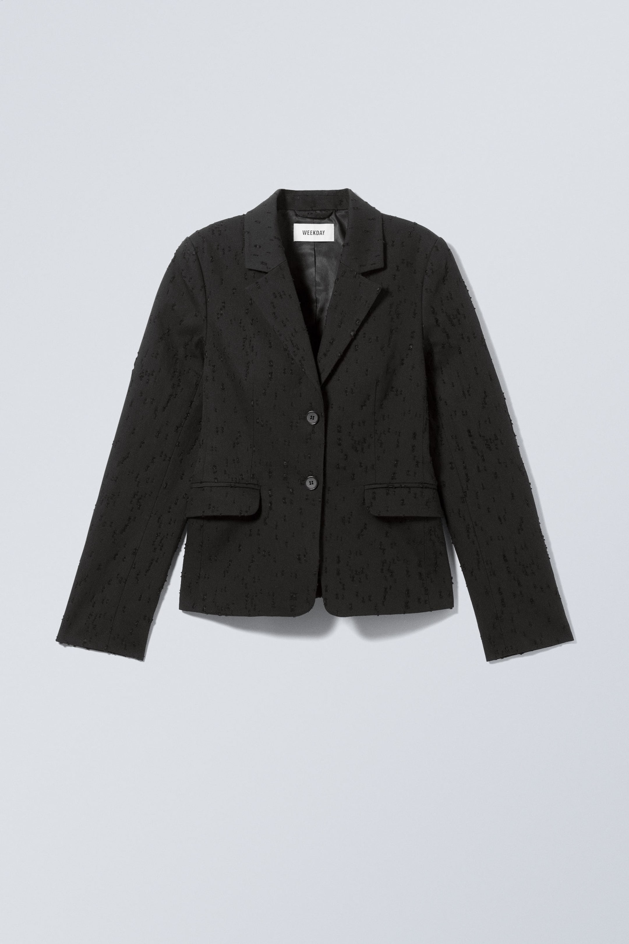 Black & Grey - Esma Fitted Blazer - 1