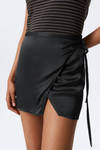 ワンピース Slash Wrap Mini Skirt Charcoal Grey img83200_src.webp
