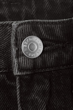 Schwarz - Lockere Mom-Jeans Float mit hohem Bund - 1