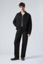 Black Rinse - Black - Relaxed Fit Denim Jacket - 5