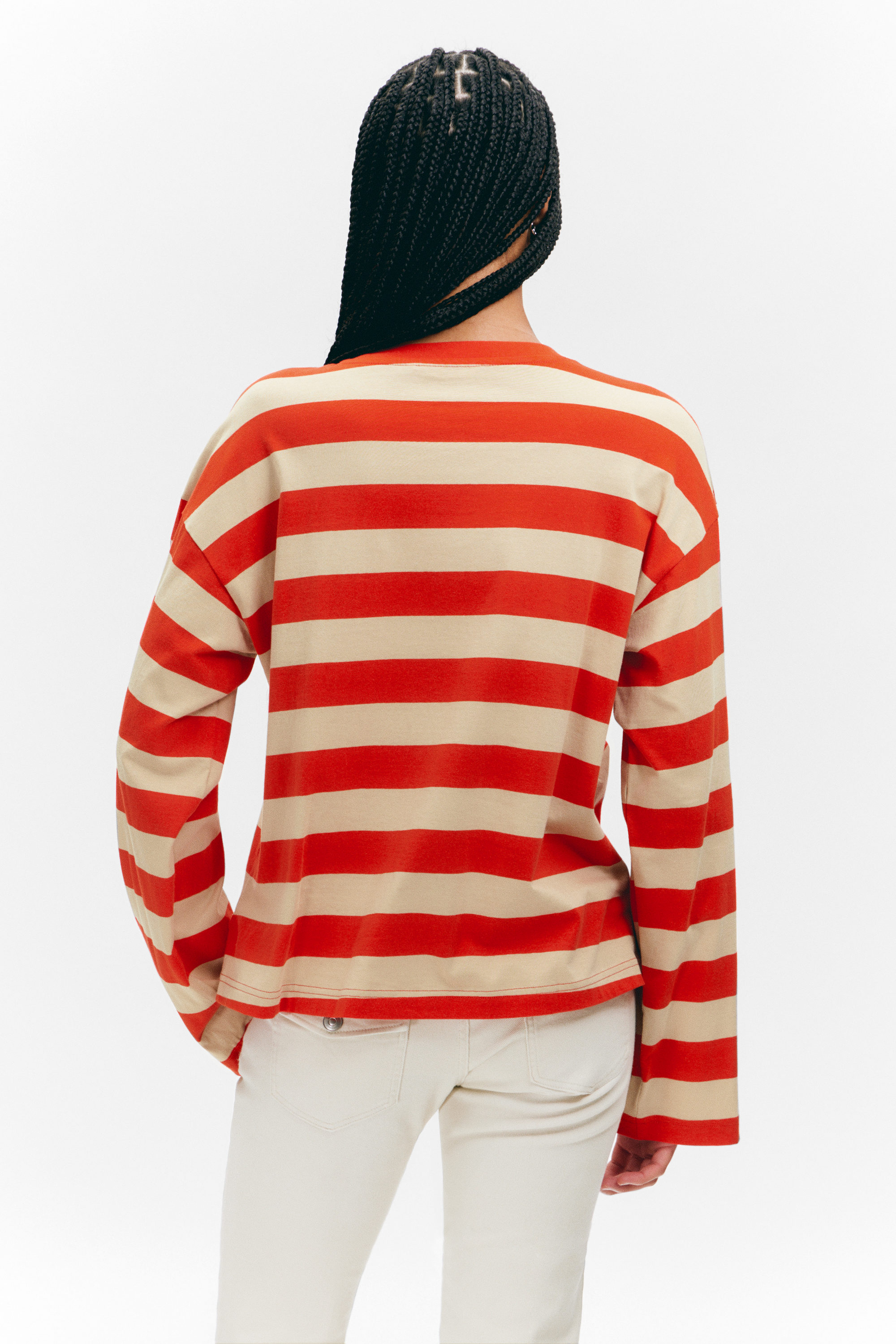 SUPERSUB ♥ Striped Raglan Long Sleeve T-shirt /追跡付 74276935417B-9EA6-4D58-8FBB-