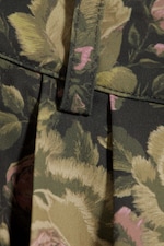Khaki - Blumenprint - Ballonhose mit niedrigem Bund - 5