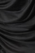 Black - Drape Asymmetric Lyocell Top - 4