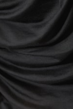 Black - Drape Asymmetric Lyocell Top - 1