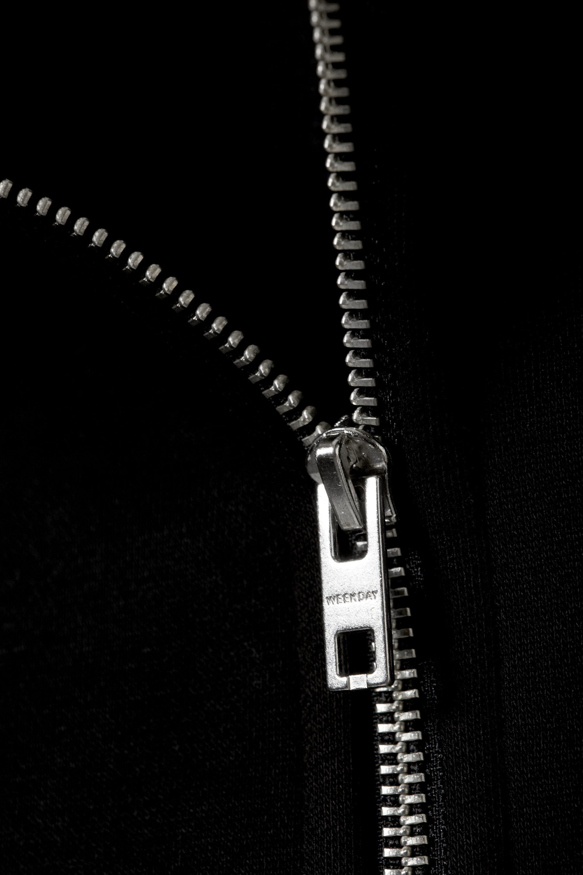 Black - Loose Half Zip Sweatshirt - 4