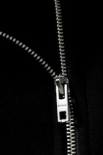 Black - Loose Half Zip Sweatshirt - 4