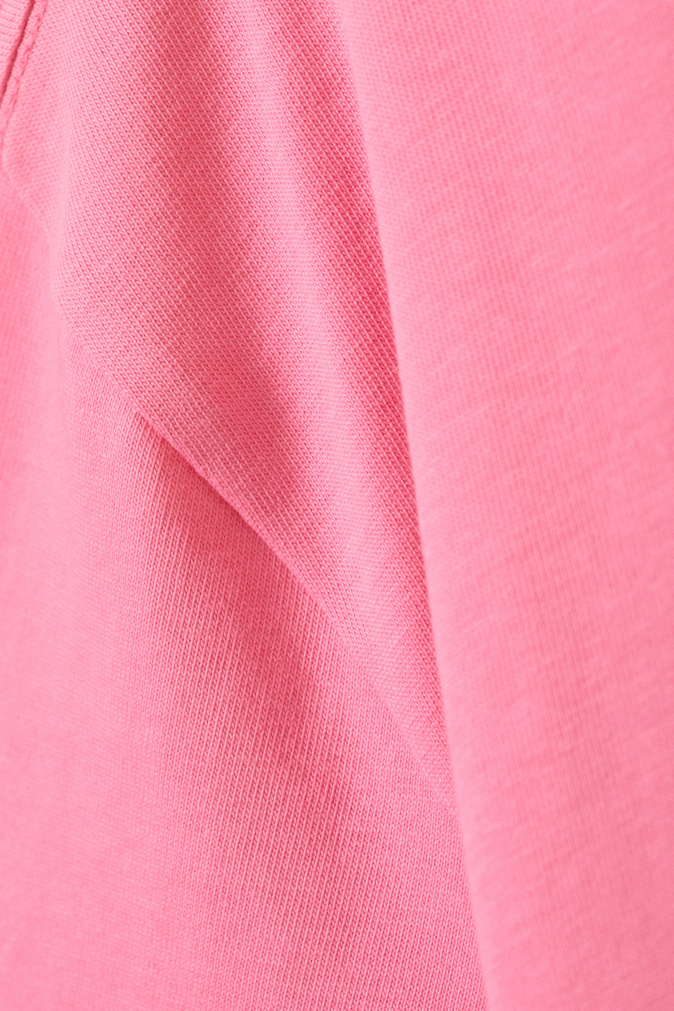 Rosa - Schweres Oversized-T-Shirt - 1
