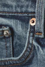 Thunder Blue - Dark Blue - Tension Mid Rise Slim Bootcut Leg Jeans - 6