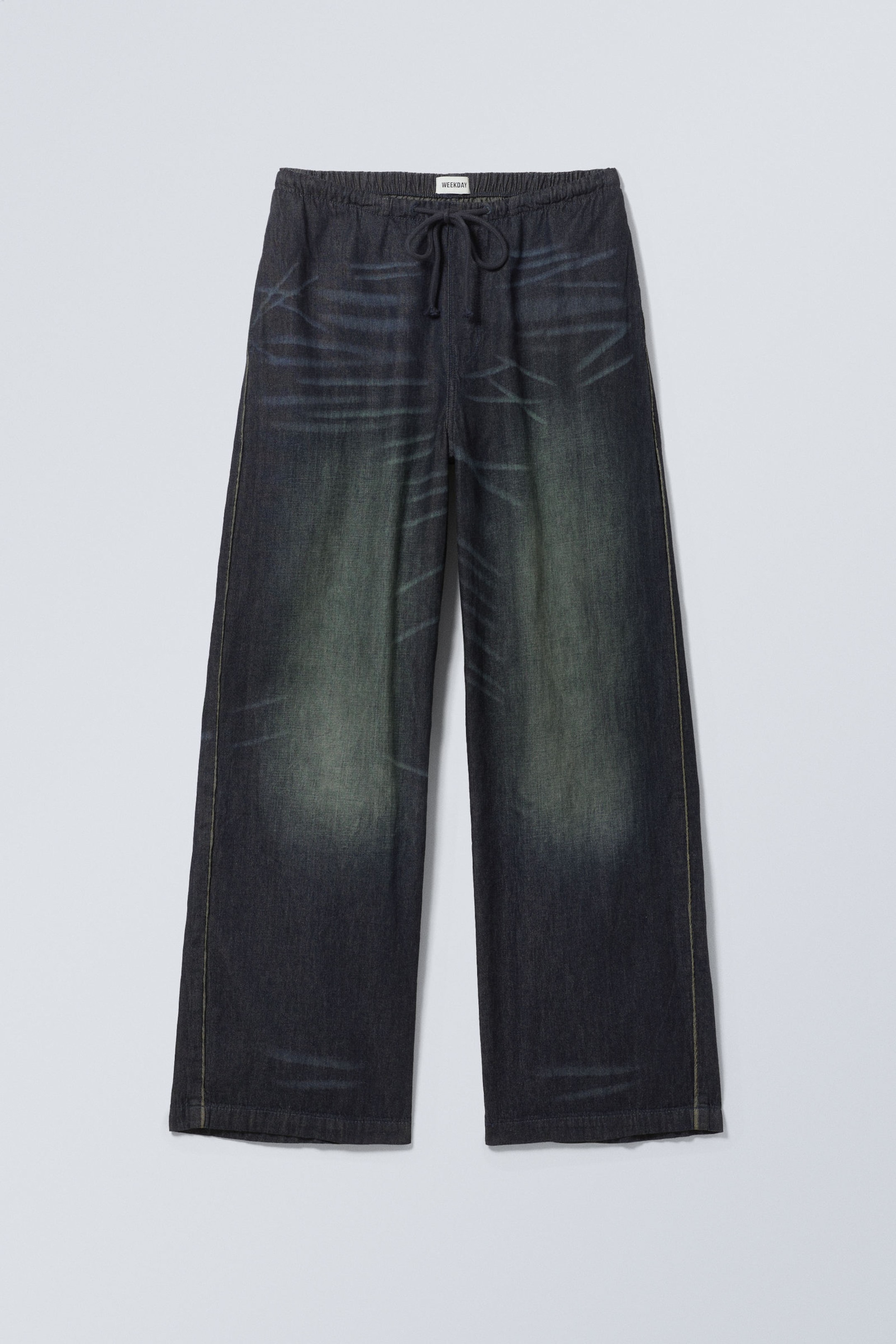 Blue Touch - Lightweight Denim Joggers - 0