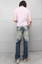 Sunset Blue – mørkeblå - Struggle bootcut-jeans med lavt liv og smal passform - 3