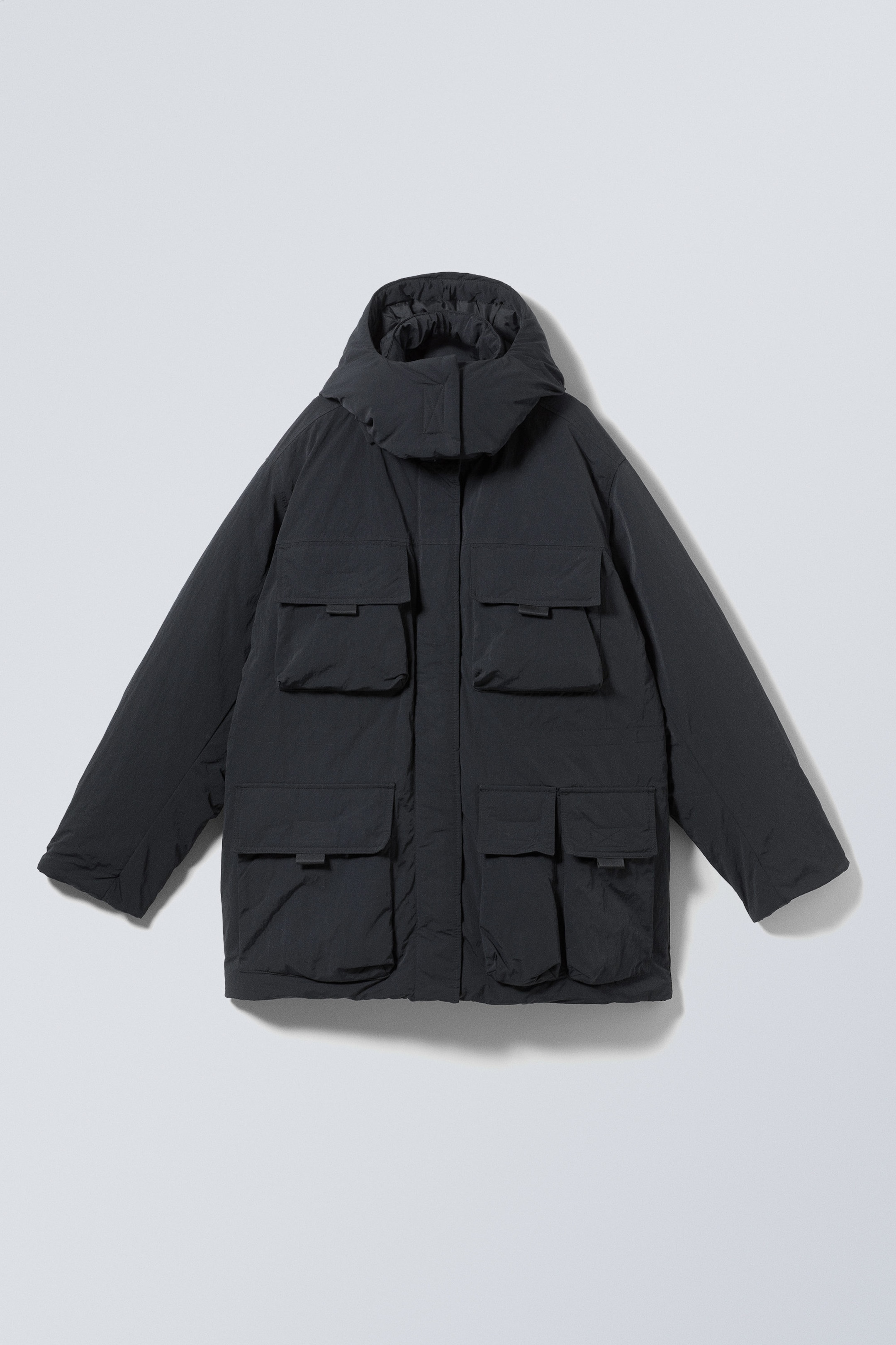 Black - Attila Padded Parka - 0
