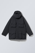 Black - Attila Padded Parka - 0