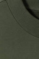 Dark Khaki Green - Relaxed Heavyweight Sweatshirt - 4