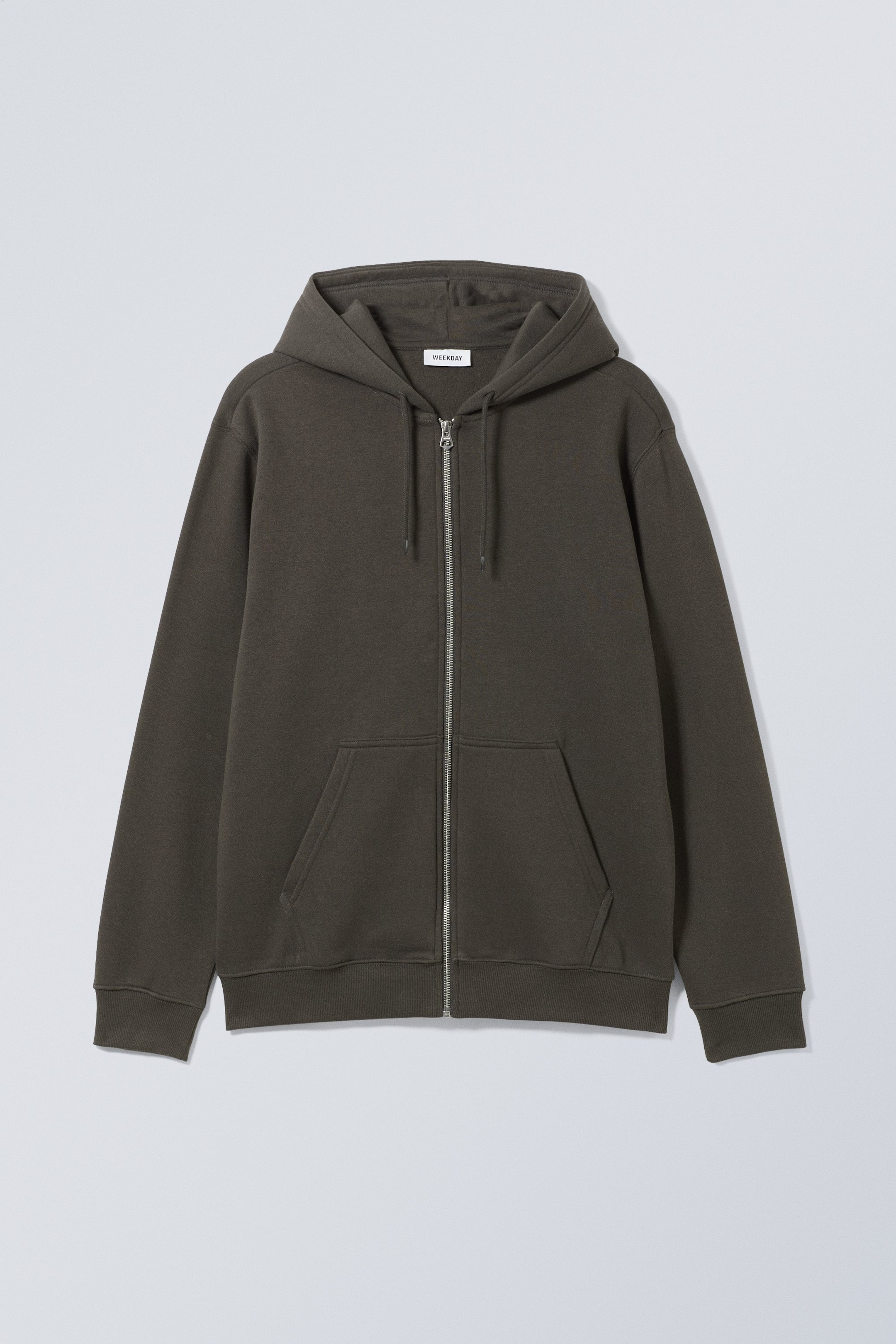 Dark grey - Standard Midweight Zip Hoodie - 0