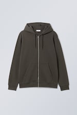 Dark grey - Standard Midweight Zip Hoodie - 0